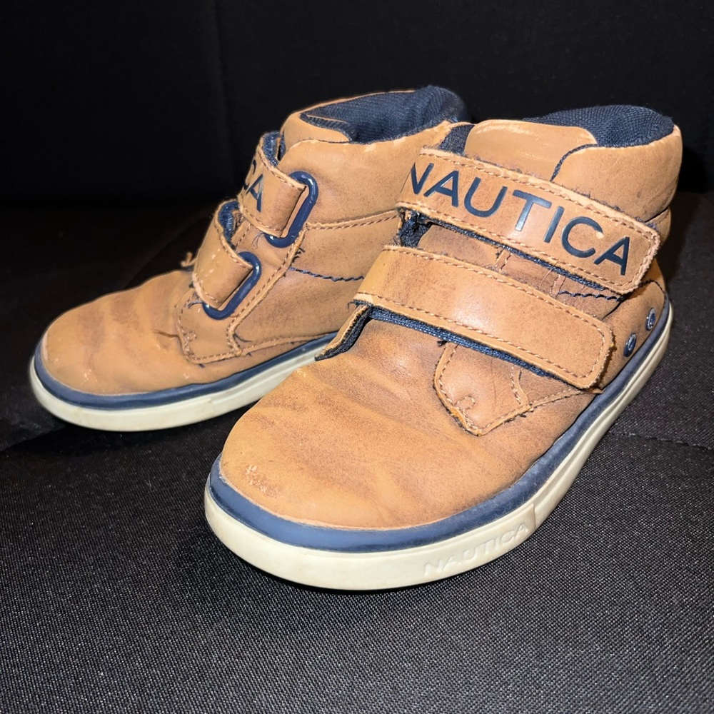 Nautica Kids Dress Chukka Boots - Boys Booties with Adjustable Strap Size 10